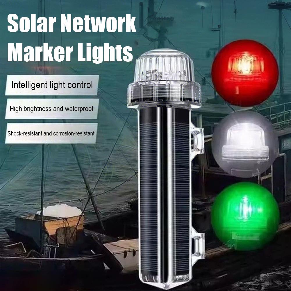 Fishing Boat Navigation Light - Feu de signalisation solaire océan, Signal