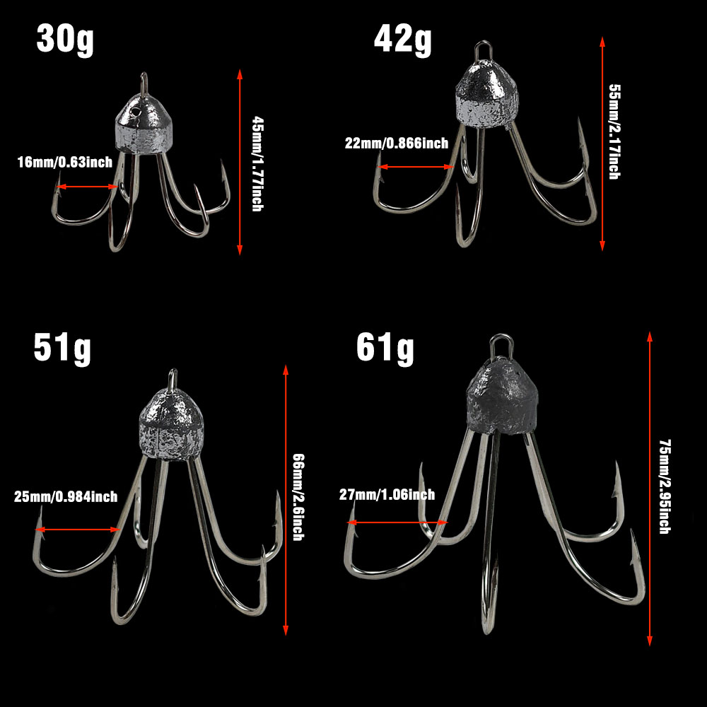 Topranc 1 pièce Hameçon triple - Fishing Boat Anchor avis et prix
