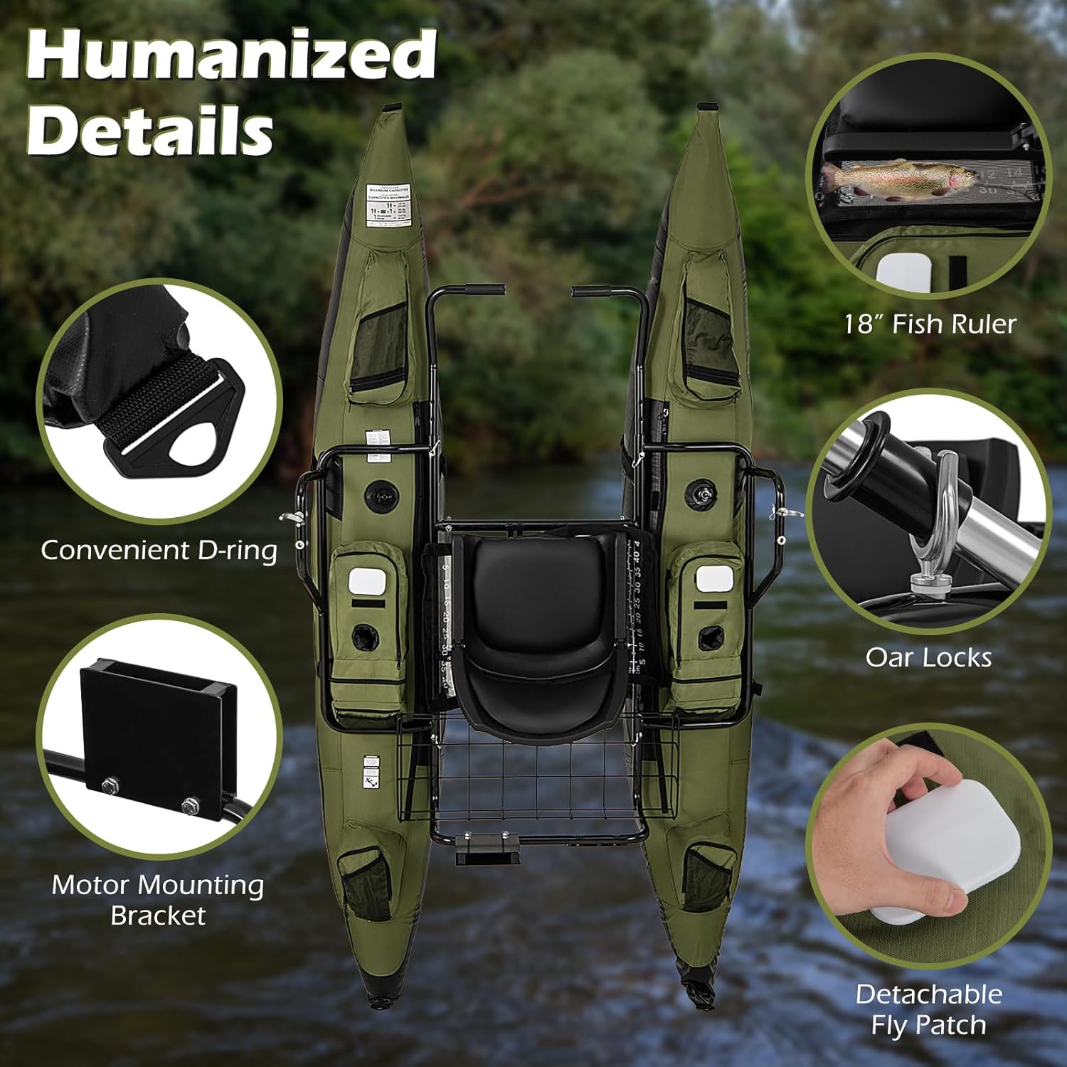 Bateau gonflable pour adultes  - Fishing Boat Paddle avis et prix