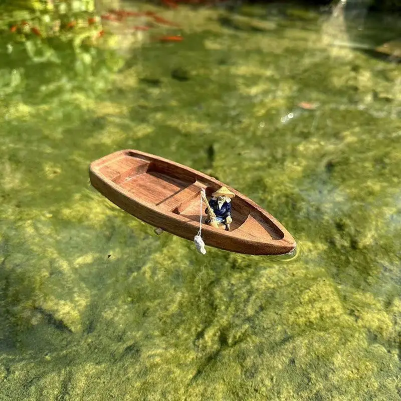 Bateau en bois fait à la main, - Fishing Boat Oar avis et prix